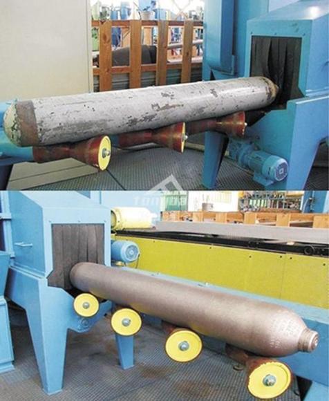 LPG Cylinder Shot Blasting Machine