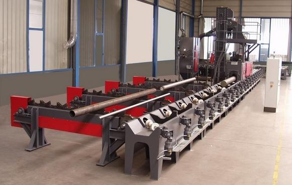 Exterior Steel Pipe Shot Blasting Machine