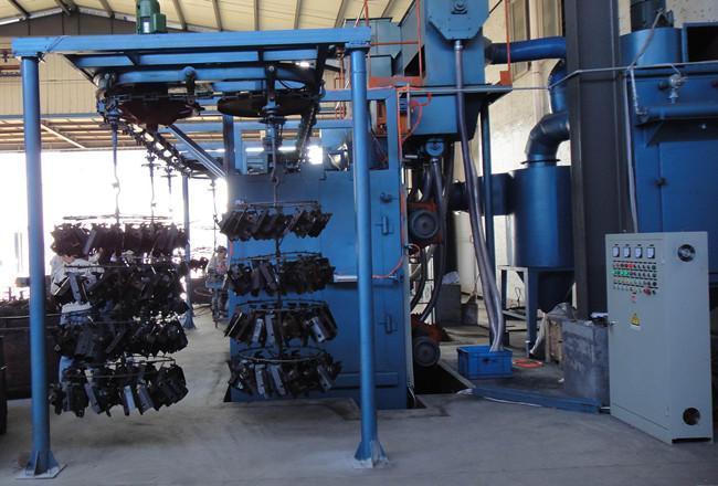Overhead Rail Shot Blasting Machine