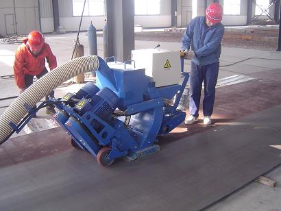 Mobile Steel Plate Shot Blasting Machine