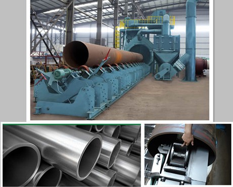 Interior Steel Pipe Shot Blasting Machine