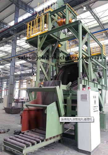 Tilting Drum Shot Blasting Machine